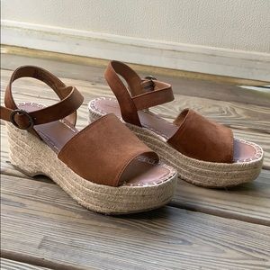 Platform Brown Sandal